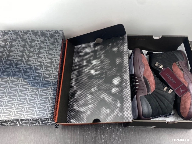 DV6989-001 Maniere Retro Jordan A 12 Black Ma 1121